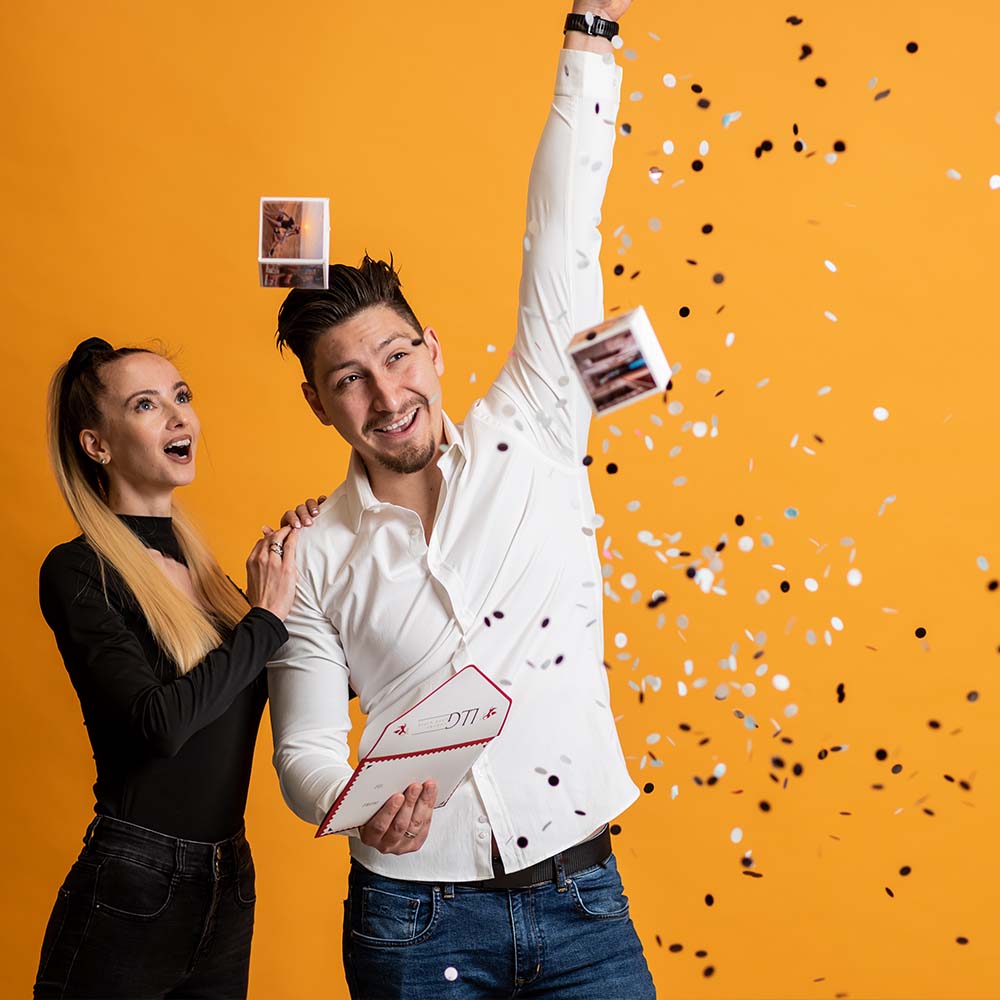 Photo Pop up Card with 8 Favorite Photos