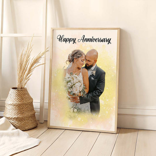 Picture into Painting Watercolor Family Portrait