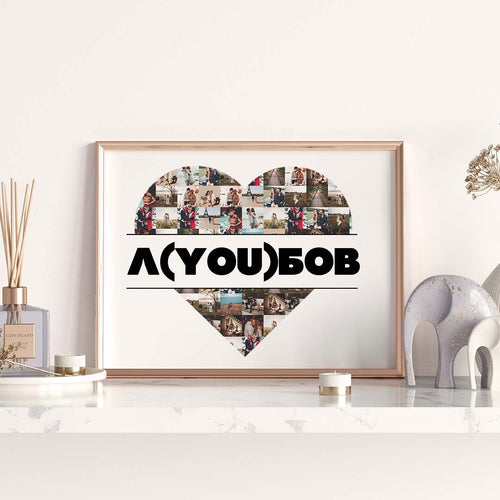 Колаж “Л(YOU)БОВ”